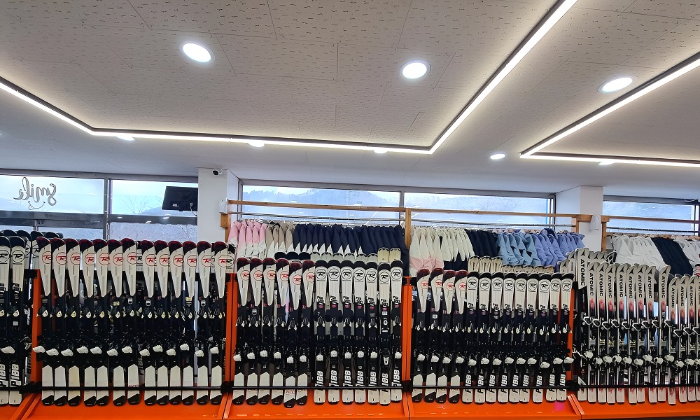 스마일렌탈 장비 진열